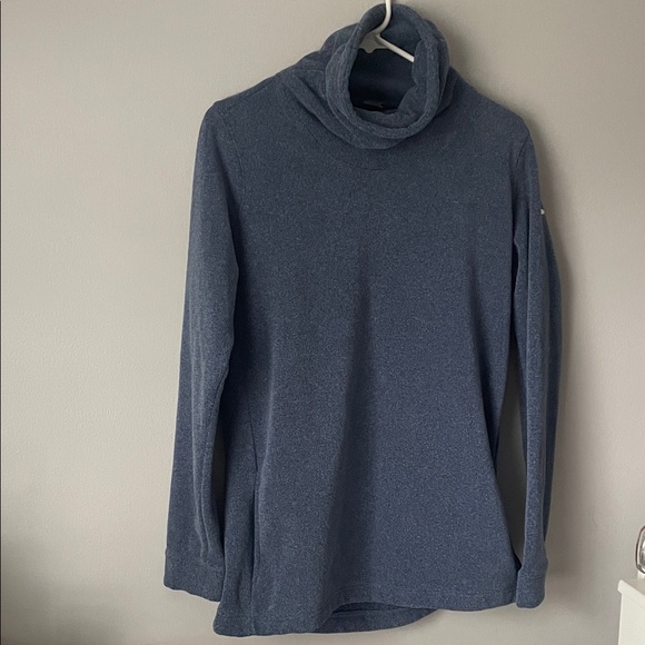 Nike Sweaters - Nike Women's Heathered Blue Cowl Neck Sweater